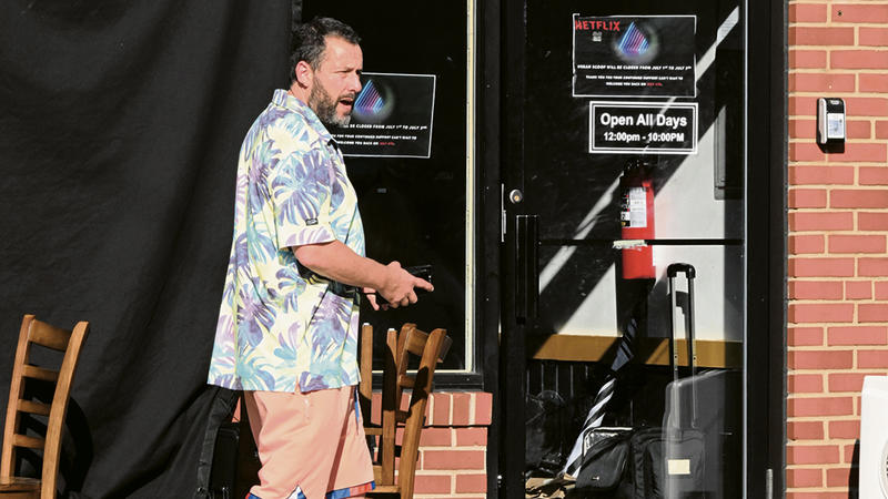 Adam Sandler spotted in Livingston