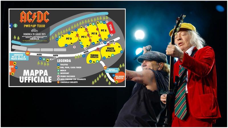 Tutti i numeri del concerto degli AC/DC a Imola: fan in arrivo da mezza Europa