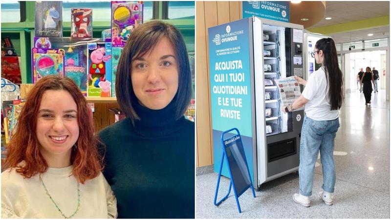 Edicola automatica a Baggiovara: 