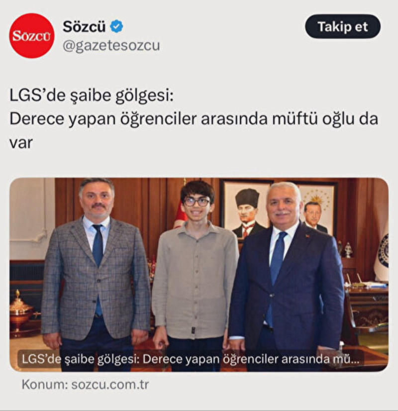 İmam Hatip Okullarını Çağdışı Gören Kemalistlere LGS Tokadı