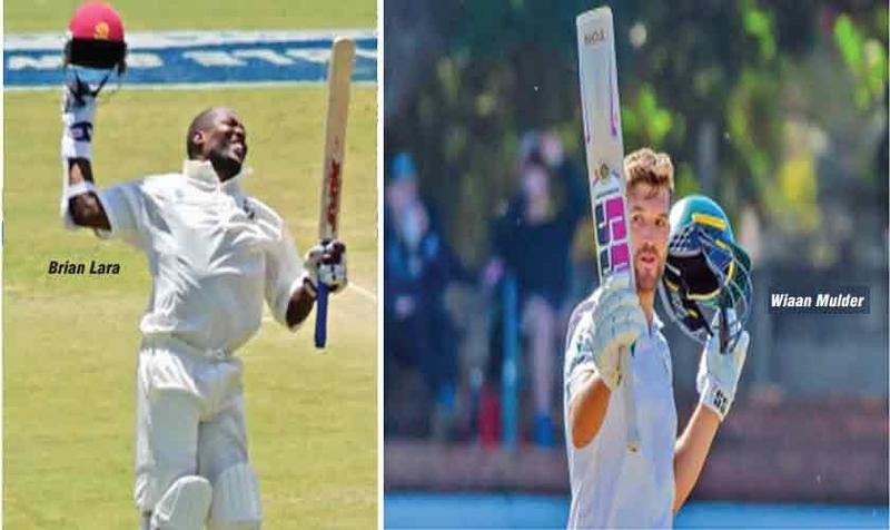 Hats off to Wiaan Mulder for respecting legendary Lara
