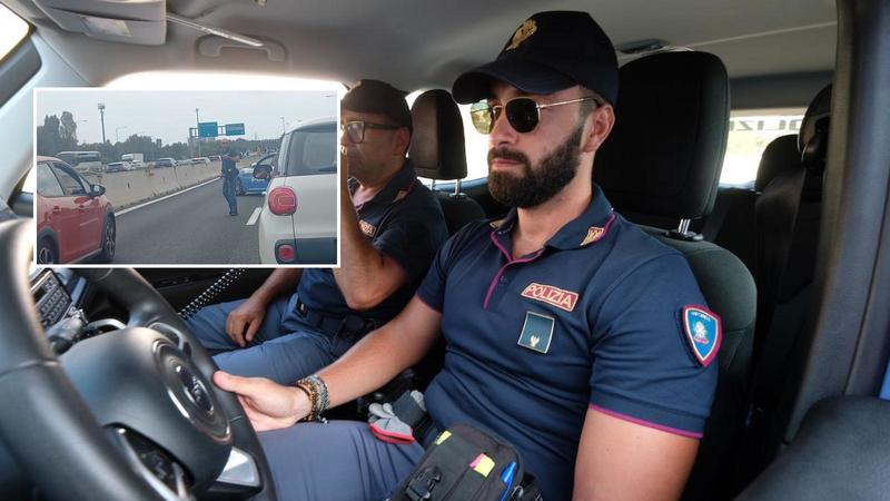 Bloccato con il taser in tangenziale dopo la fuga