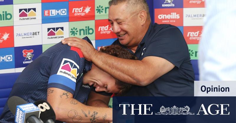The special Ponga father-son bond at the heart of an unusual league family