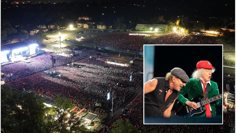 AC/DC in concerto a Imola, una notte da ricordare per 70mila in Autodromo: “Felici di essere tornati” /