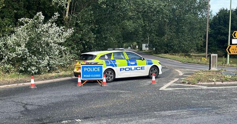 Major road blocked due to fallen tree