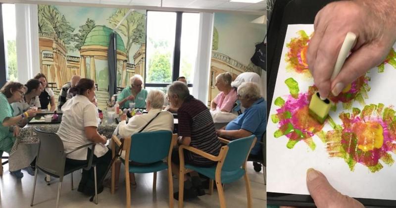 Artwork created by patients now on display at Norfolk hospital
