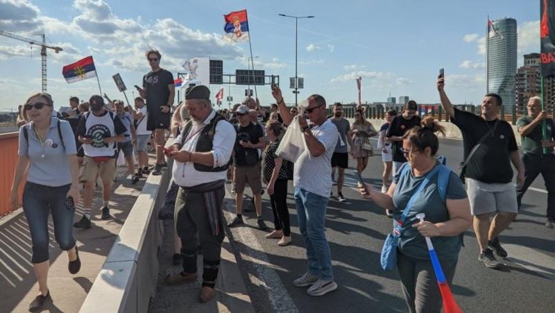 Završen protest na Gazeli: Građani se povukli nakon završetka blokade u Užicu