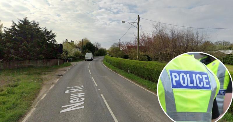 Busy road closed due to fallen power line