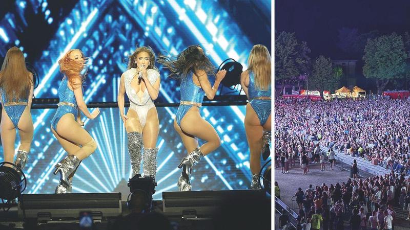Lucca Summer, meravigliosa Jennifer Lopez