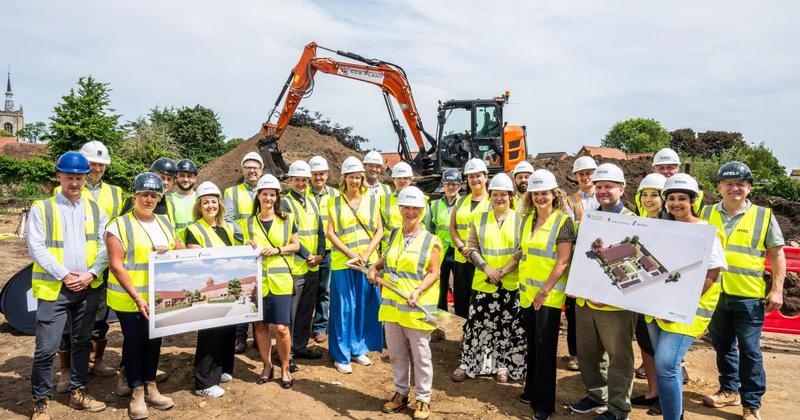 Construction begins on new homes with additional needs