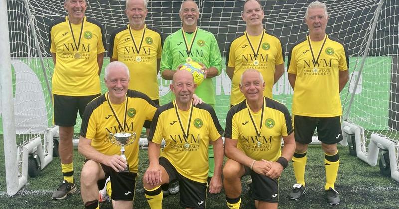 Hundreds compete in country's biggest one day walking football tournament in Norwich