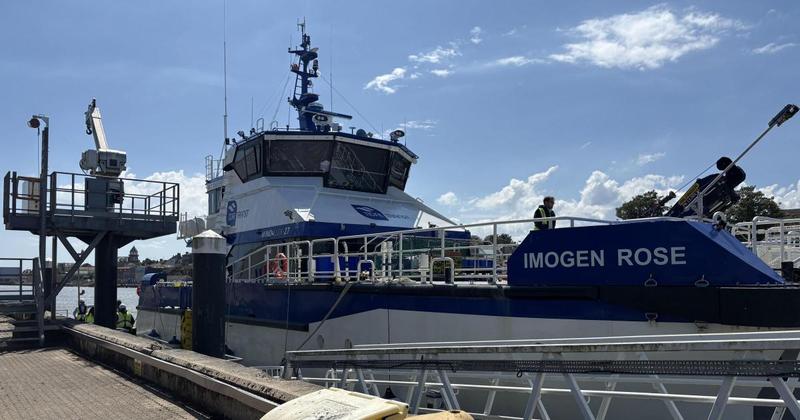 Crew transfer vessel christened in Great Yarmouth