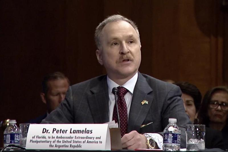 Peter Lamelas to focus on trade barriers if confirmed as US ambassador to Argentina