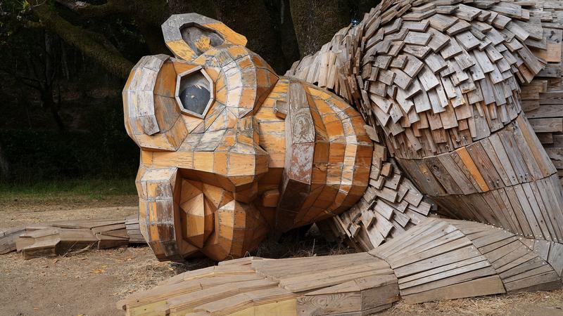 ‘We are drowning in trash’: How this Danish artist’s sculptures put a global spotlight on recycling