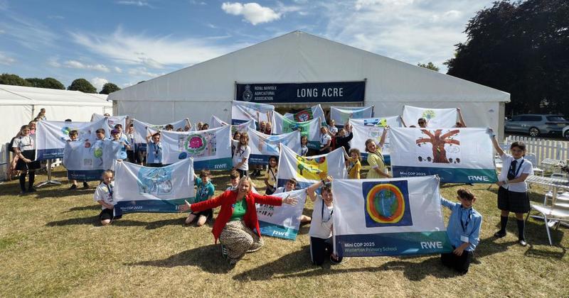 First ever Mini COP event brings 30 Norfolk schools together to combat climate change
