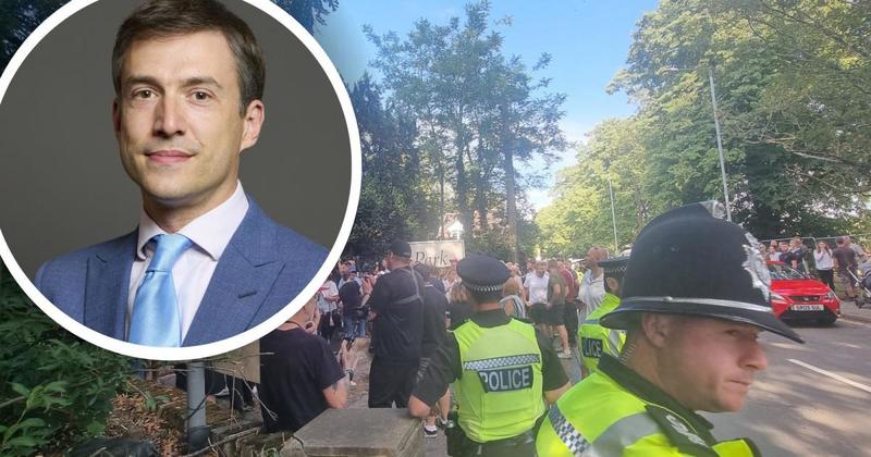 MP blames outside groups for stoking 'fear and division' at asylum hotel protests