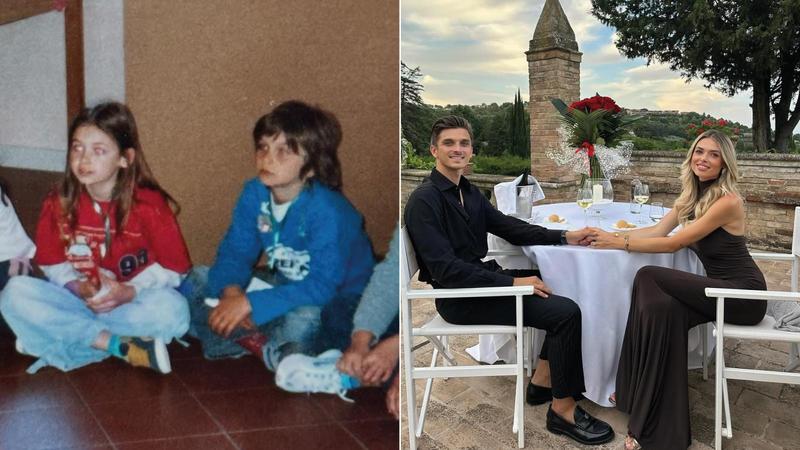 Luca Marini, cena nel posto del cuore per l’anniversario di matrimonio: “Come una favola”. E pubblica le foto da bambini