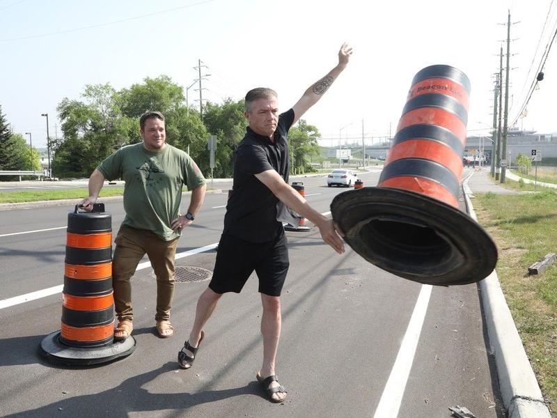 Adam: Tim Tierney should know better than to mess with road pylons