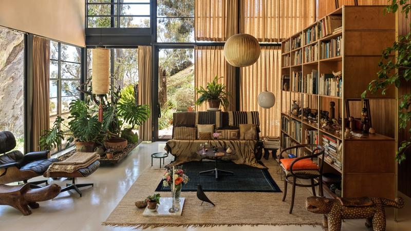 The Eames House in L.A. is open again after closing during the fires
