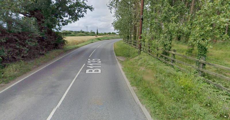 Crash closes busy road into town