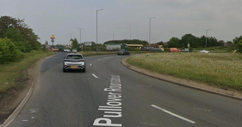 Crash near McDonald's closes stretch of major road
