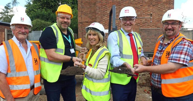Work has begun on new homes in Norfolk