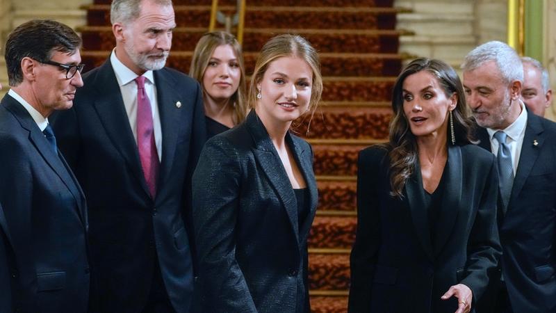La Familia Real, en Cataluña