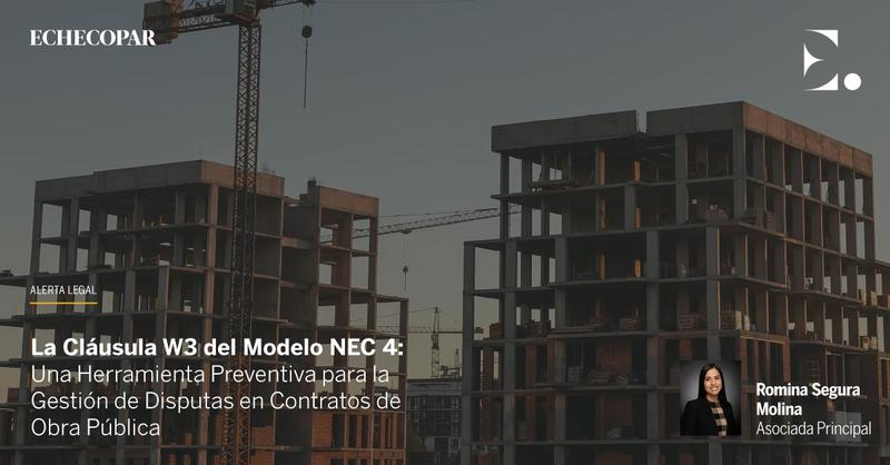La Cláusula W3 del Modelo NEC 4: Una Herramienta Preventiva para la Gestión de Disputas en Contratos de Obra Pública