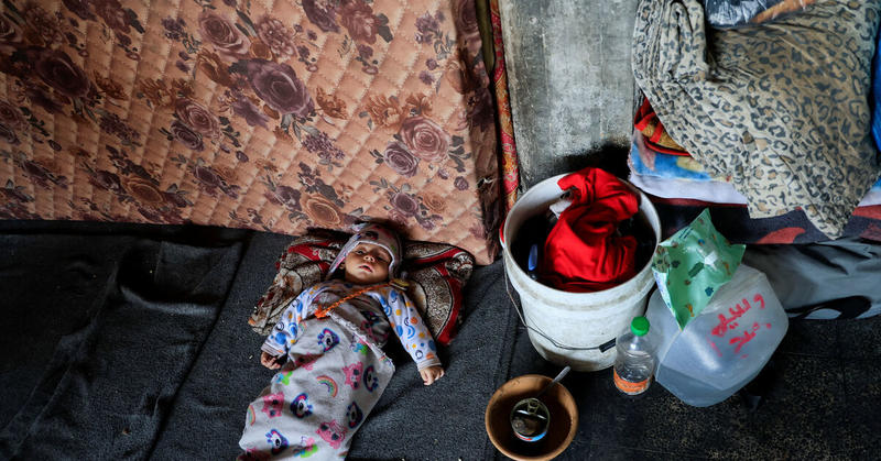 How two families crossed the rubble of Gaza, fleeing war and hunger