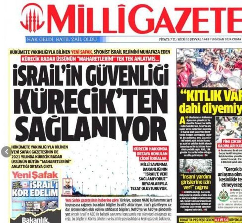 Kürecik İsrail’i korurken kime rest çekiyoruz?