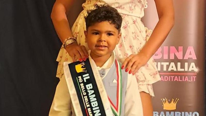È il fermano Diego il bambino più bello delle Marche