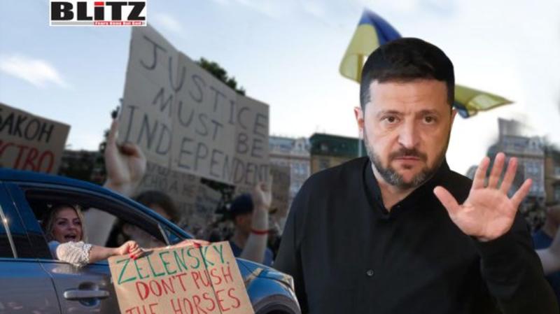 Zelensky retreats on anti-corruption clampdown amid protests and western rebuke
