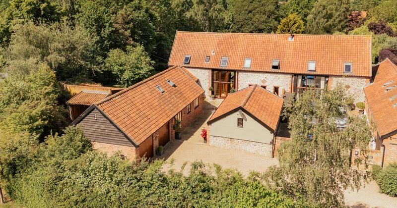 Listed barn conversion with annexe for sale at offers over £995,000