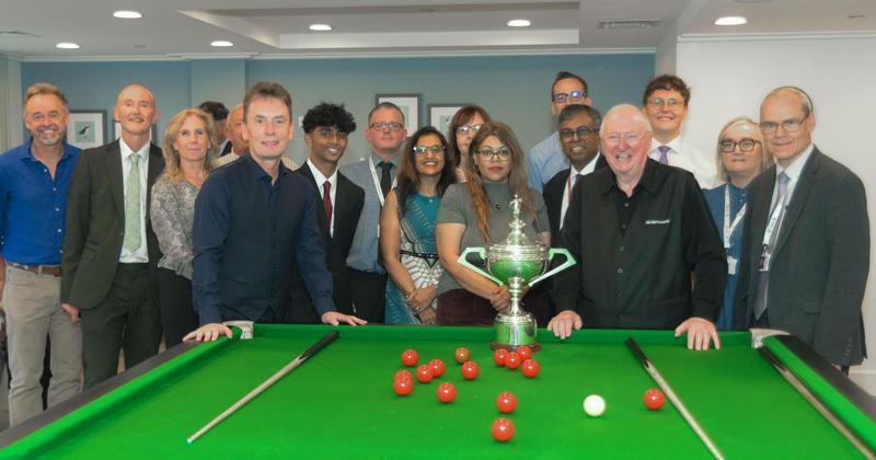Snooker legends battle it out at Norfolk care home