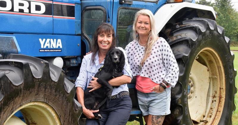Nostalgic tractor spreads mental health messages in memory of Norfolk farmer