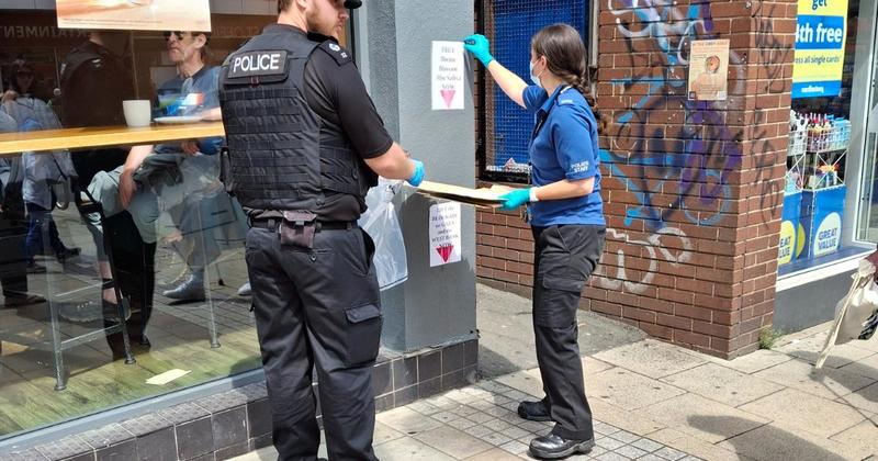 Suspected arson attack at Starbucks