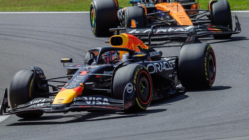 Verstappen brucia Piastri al via e vince la Sprint race in Belgio. Leclerc quarto, Hamilton lontanissimo