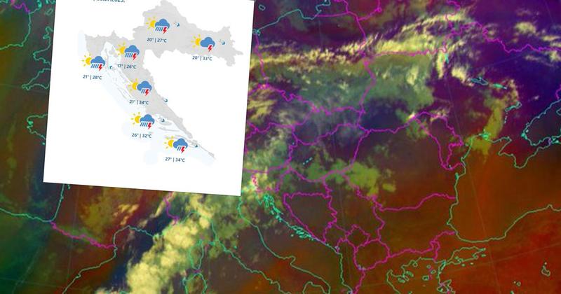 Temperature će pasti: Dolazi nam velika promjena vremena, evo gdje se očekuje najviše kiše