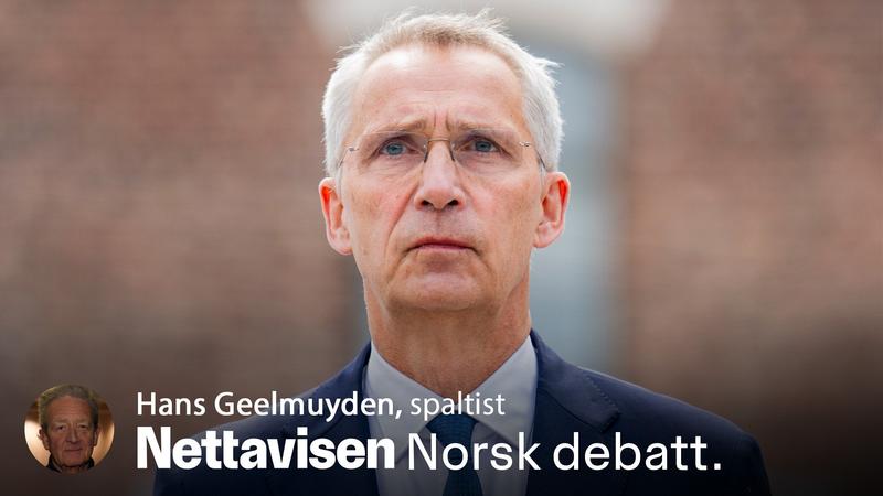 Er Stoltenberg redd for flekk på dressen?