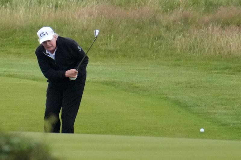 Trump Caught Cheating at Golf in Embarrassing Video