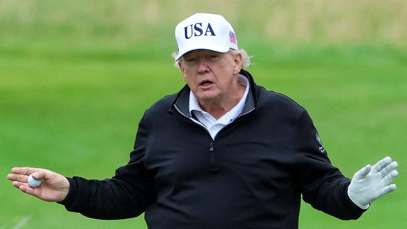 Trump's weird babbling in Scotland reveals his cognitive decline