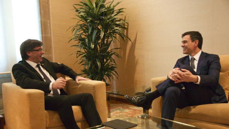 La debilidad de Sánchez ante el prófugo golpista