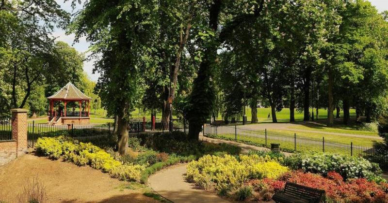Man charged after reports of person lying naked in park