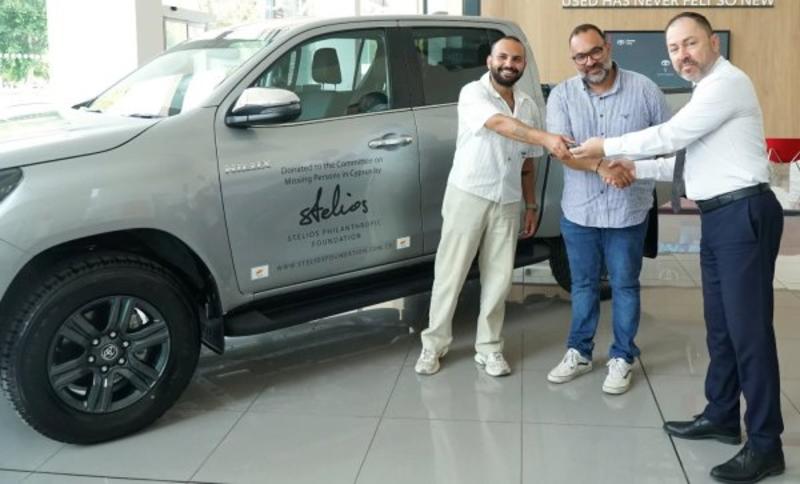 Stelyos Vakfı’ndan Kayıplar Komitesi’ne arazi aracı bağışlandı…