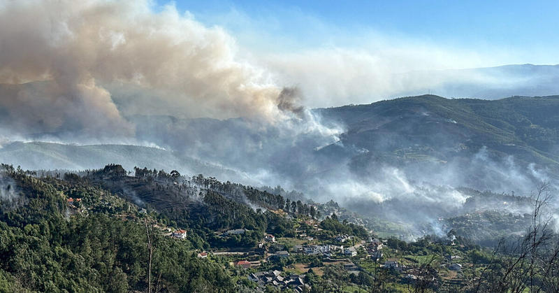 Portugal battles three large wildfires in sweltering summer heat