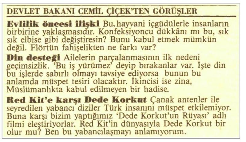 Ailede Reform ve Demografi Konusu