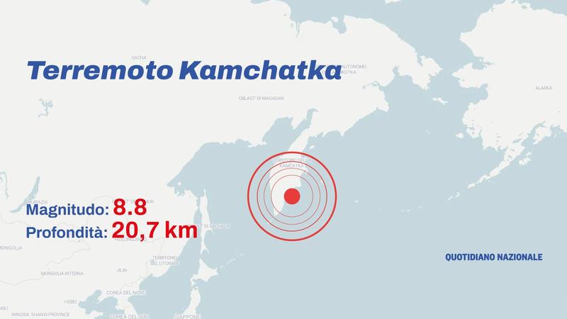 Quella in Kamchatka è la sesta scossa più forte mai registrata. Cosa possiamo aspettarci ora