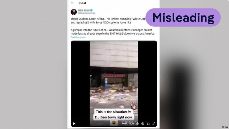 Fact check: Viral Durban video misrepresents South Africa