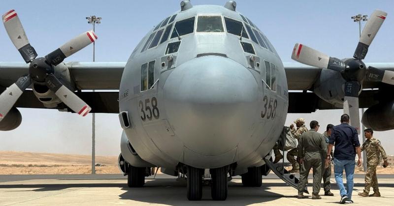 From skies over Gaza, Jordanian crew drops lifeline to civilians