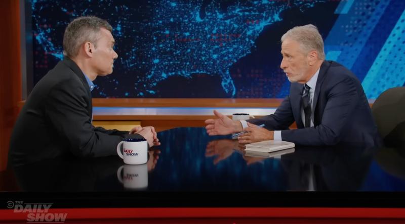 The subject was Gaza, but Jon Stewart and Peter Beinart had a whole lot to say about Judaism
